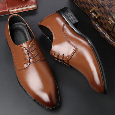 NOUVEAU RICHE Schnürschuhe Herren Atmungsaktiv Leicht Büro Hochzeit Braun