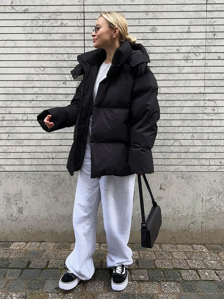 NOUVEAU RICHE Mantel Damen Warm Gefüttert Elegant Komfortabel Mit Stil - Winterjacke - Wintermäntel Damen