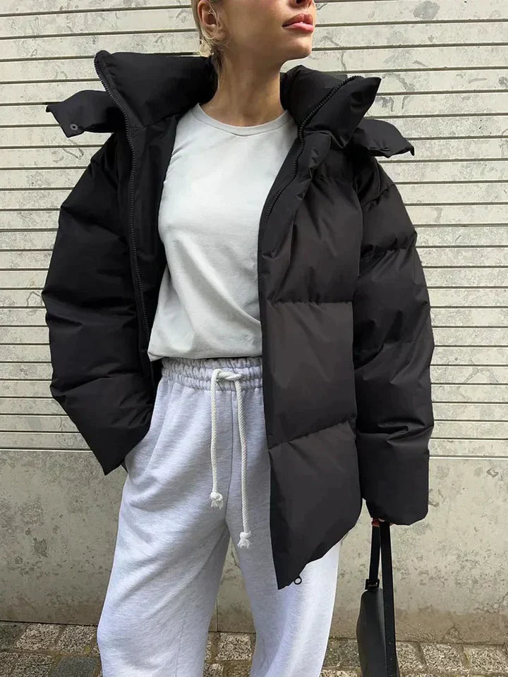 NOUVEAU RICHE Mantel Damen Warm Gefüttert Elegant Komfortabel Mit Stil - Winterjacke - Wintermäntel Damen