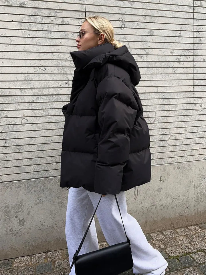 NOUVEAU RICHE Mantel Damen Warm Gefüttert Elegant Komfortabel Mit Stil - Winterjacke - Wintermäntel Damen