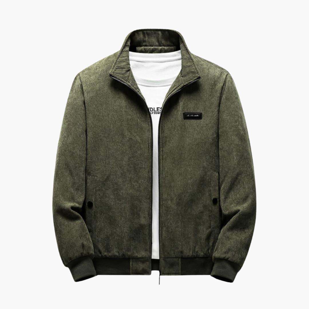 NOUVEAU RICHE Gerippte Retrojacke Für Herren Mit Struktur Vielseitig
