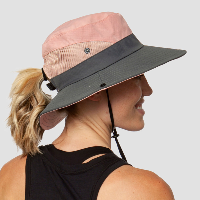 NOUVEAU RICHE Sonnenhut Damen UV Schutz Faltbar Leicht Stilvoll Kompakt
