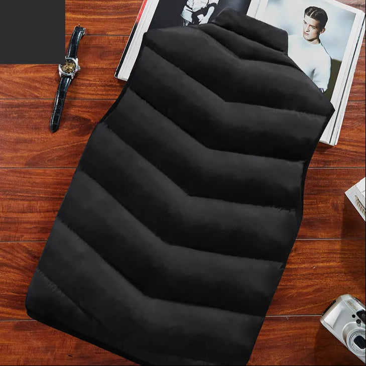 NOUVEAU RICHE Herren Weste Winddicht Wasserdicht Blau Reißverschlusstaschen