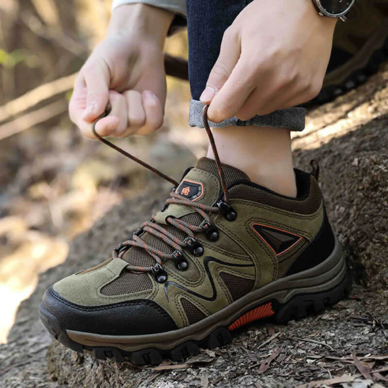 NOUVEAU RICHE Herren Wander Schuhe Schnüren Outdoor Im Freien Abenteuer