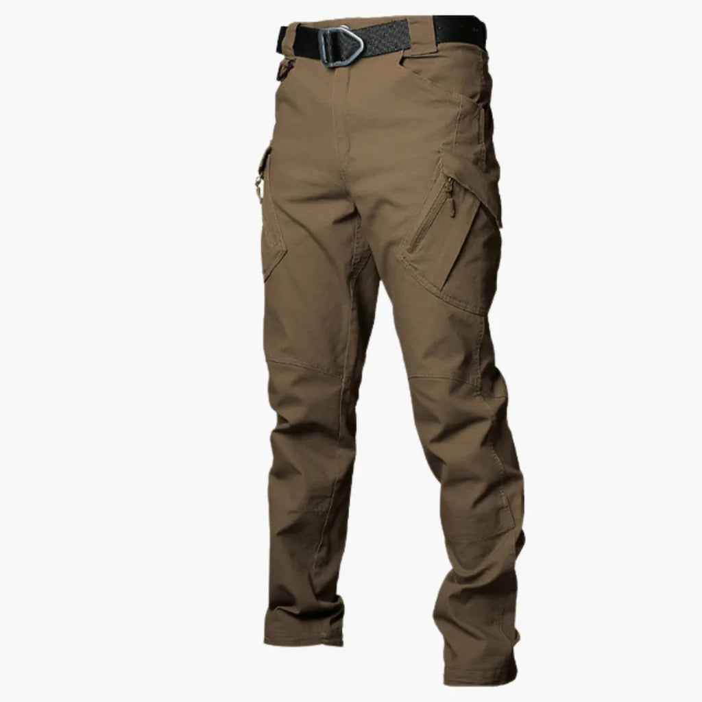 NOUVEAU RICHE Taktische Hose Herren Gerader Schnitt Vielseitig Outdoor Khaki