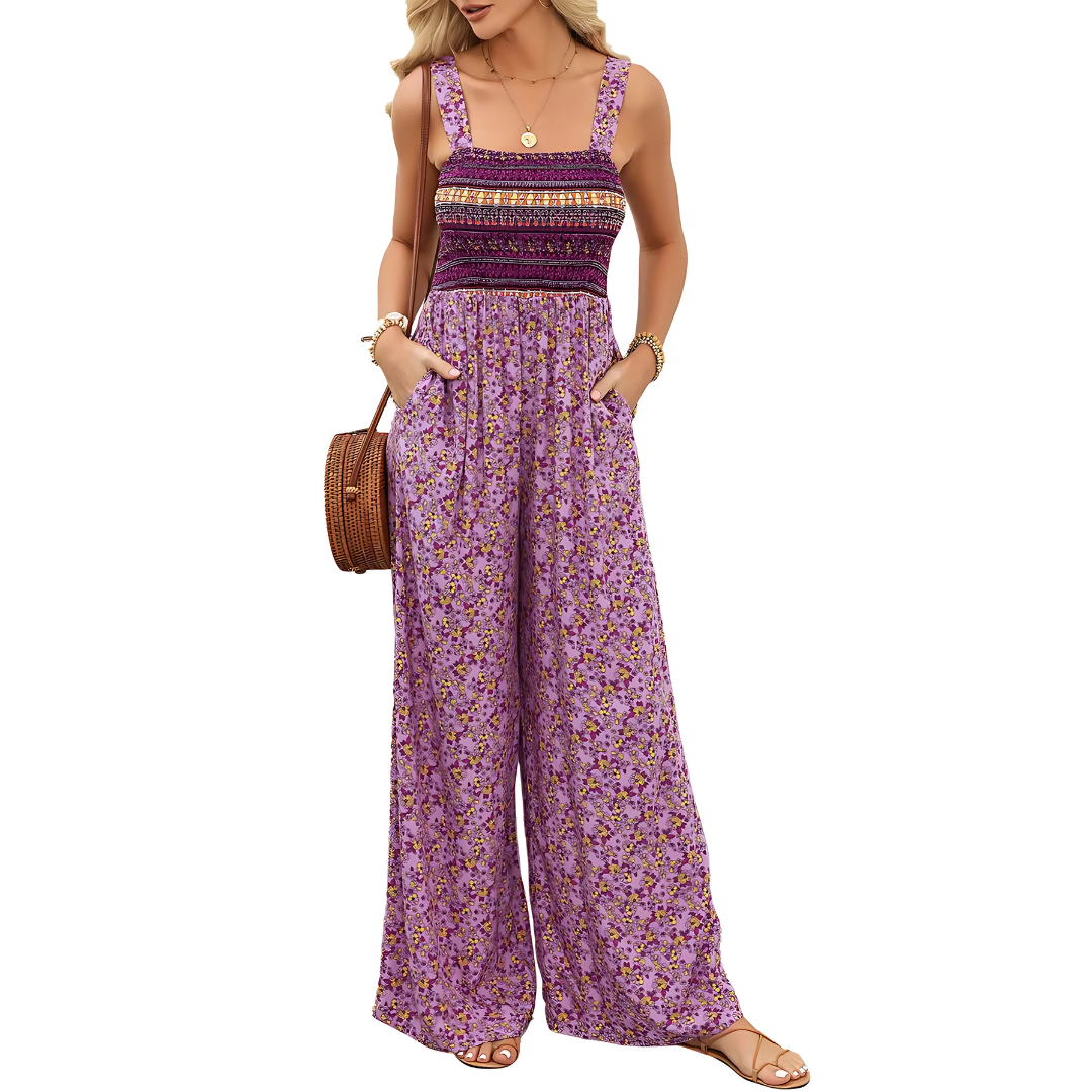 NOUVEAU RICHE Druckkombination Floral Boho Mit Gerafftem Oberteil Bohème