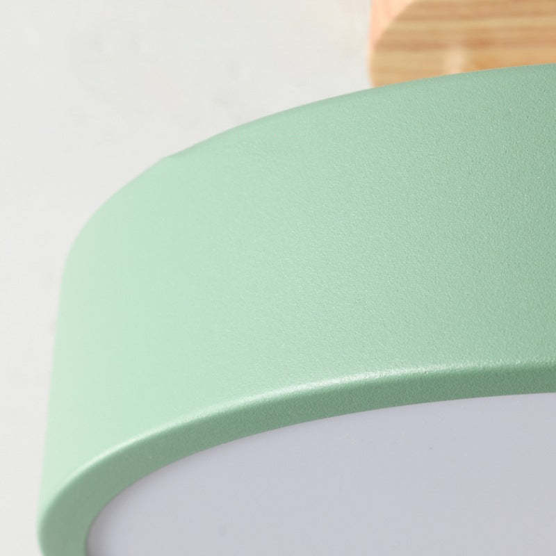 NOUVEAU RICHE Moderne LED-Deckenleuchte – Deckenlampe aus Holz & Acryl für Schlafzimmer, Esszimmer & Wohnzimmer, 5 Farben – LunaLux