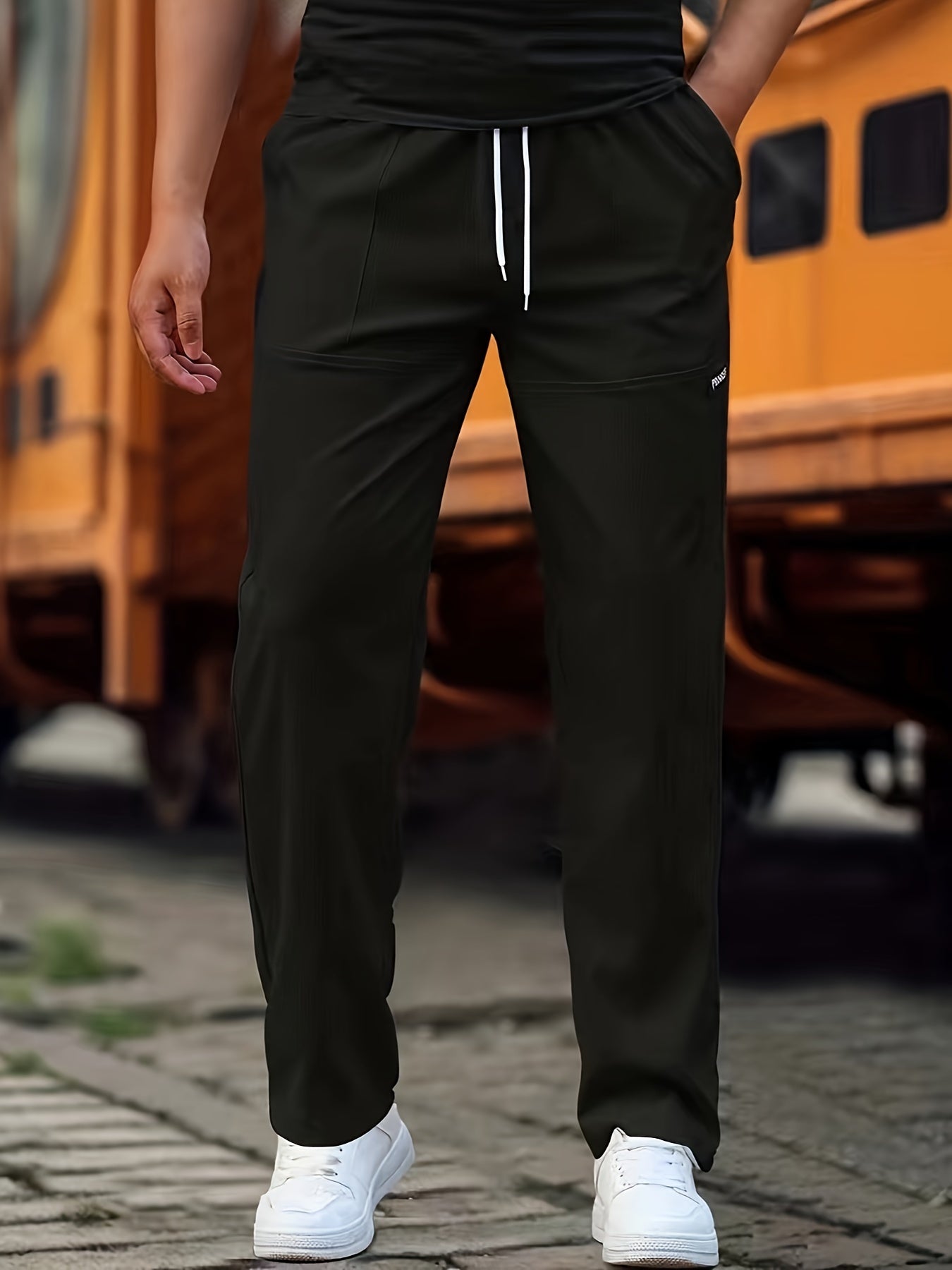 NOUVEAU RICHE Jogginghose Herren Bequem Alltagslook Mit Stil Vielseitig Schwarz