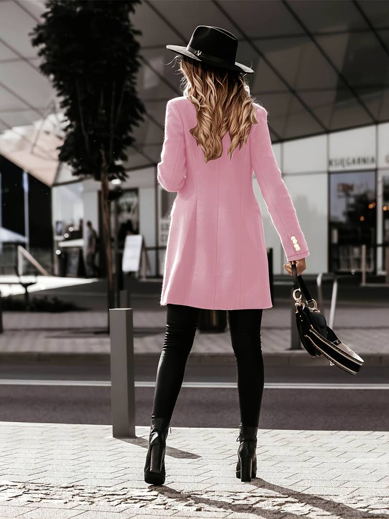 NOUVEAU RICHE Damen Wollmantel Jacke Wasserabweisendes Gewebe Kühn