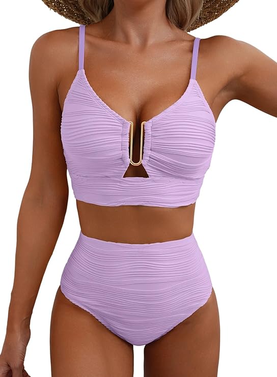 NOUVEAU RICHE Luma | Eleganter Bikini für ein selbstbewusstes Sommergefühl Violett