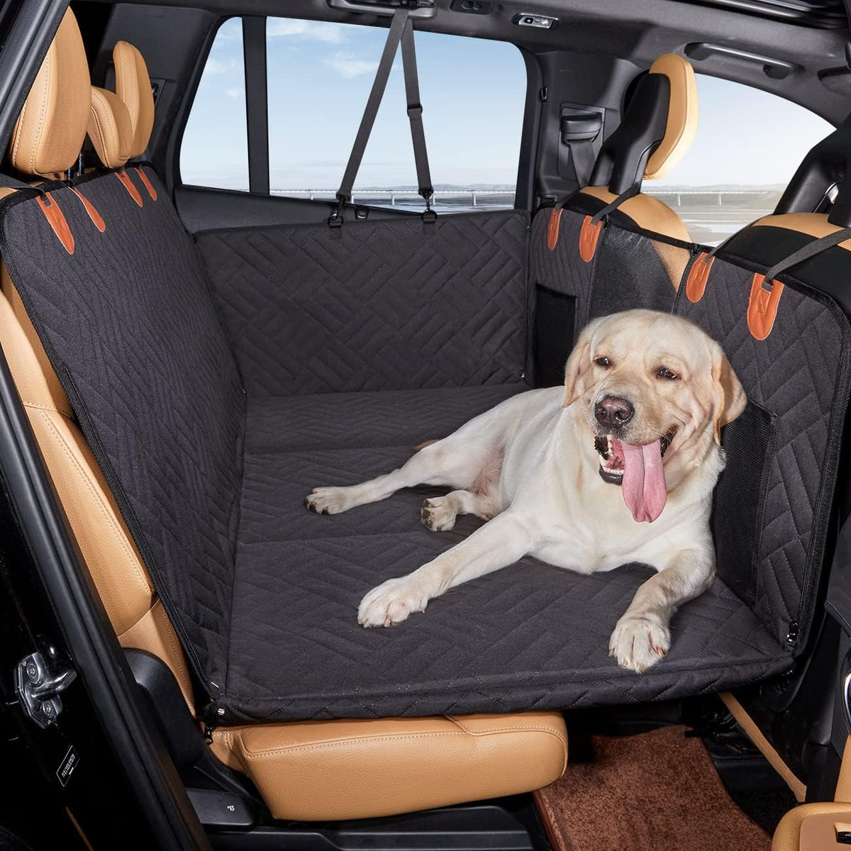 NOUVEAU RICHE Autositzbezug für Haustiere – Hundedecke für die Rückbank, robust & einfach zu montieren, 132x160 cm – RoadMate 132x160cm