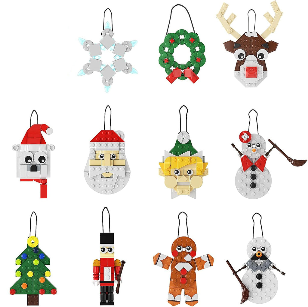 NOUVEAU RICHE Bastel-Bauset für Weihnachtsschmuck – Weihnachtsbasteln für Kinder & Familie, Christbaumschmuck Selber Machen – OrnaCraft