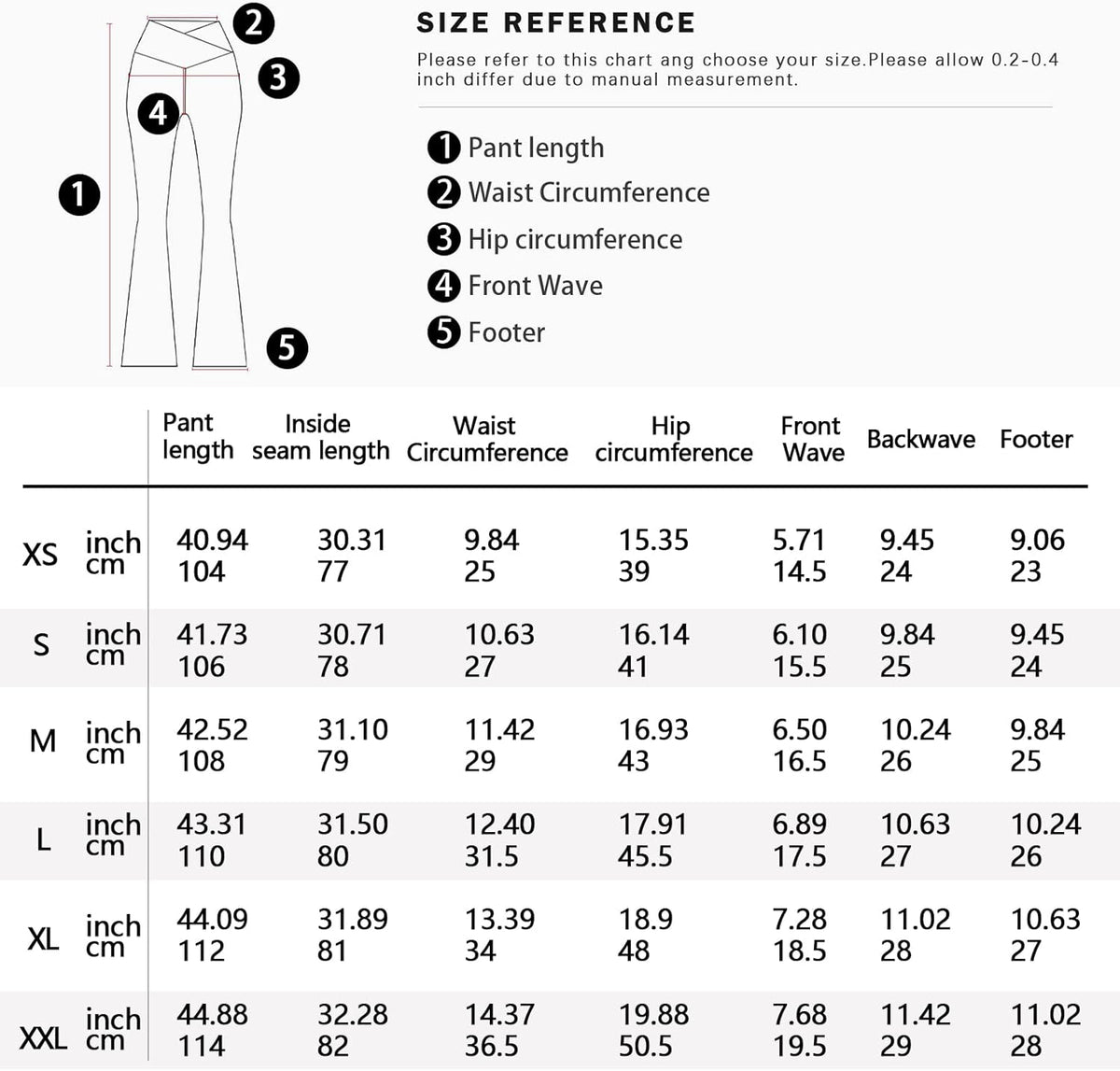 NOUVEAU RICHE Ausgestellte Yoga-Leggings – Flared Leggings Damen mit V-Bund, High Waist Bootcut Yogahose, 9 Farben, XS–2XL – Pamelo VFit