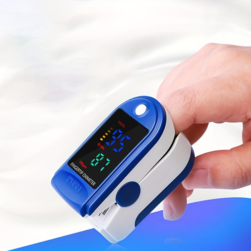 NOUVEAU RICHE Pulsoximeter für Sauerstoff und Puls – Kompaktes SpO2 Messgerät, SpO2 70–100 %, Puls 30–250 bpm, nur 50 g