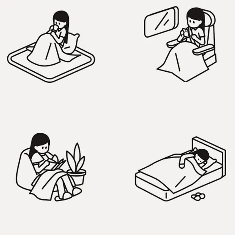 NOUVEAU RICHE Luxus-Komfortdecke – Weiche Kaninchen-Plüsch Kuscheldecke, Warme Wohndecke für Bett & Sofa, 180x200 cm – CozyWrap