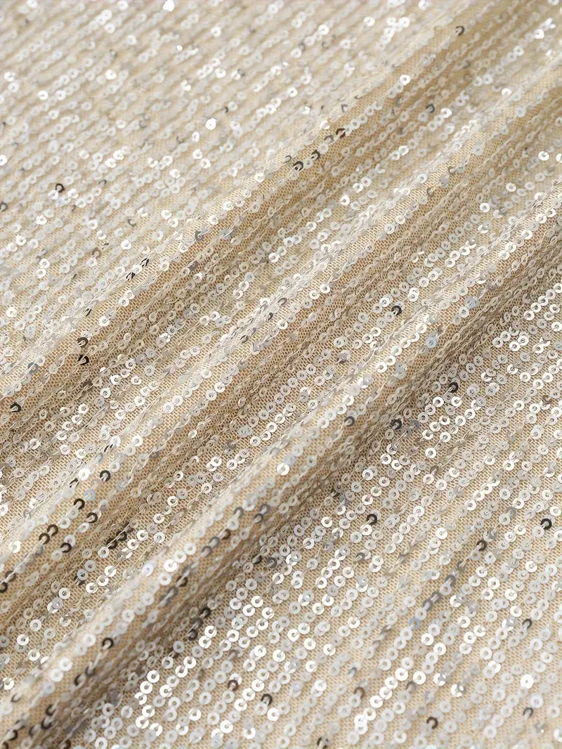 NOUVEAU RICHE Party Paillettenkleid mit Kontrast Paillettenverzierungen