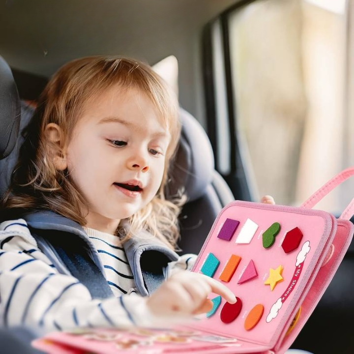 NOUVEAU RICHE Aktivitätsbuch Kleinkinder Feinmotorik Schnürsenkel Knöpfe