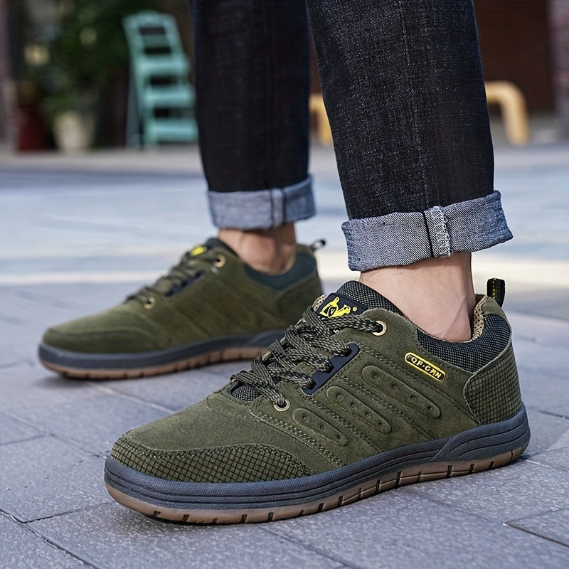 NOUVEAU RICHE Herren-Wanderschuhe Robuste Schnüren Strukturierte Außensohle