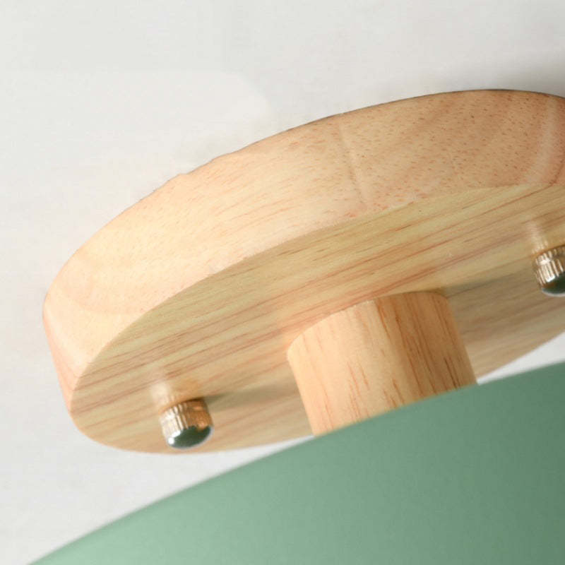 NOUVEAU RICHE Moderne LED-Deckenleuchte – Deckenlampe aus Holz & Acryl für Schlafzimmer, Esszimmer & Wohnzimmer, 5 Farben – LunaLux