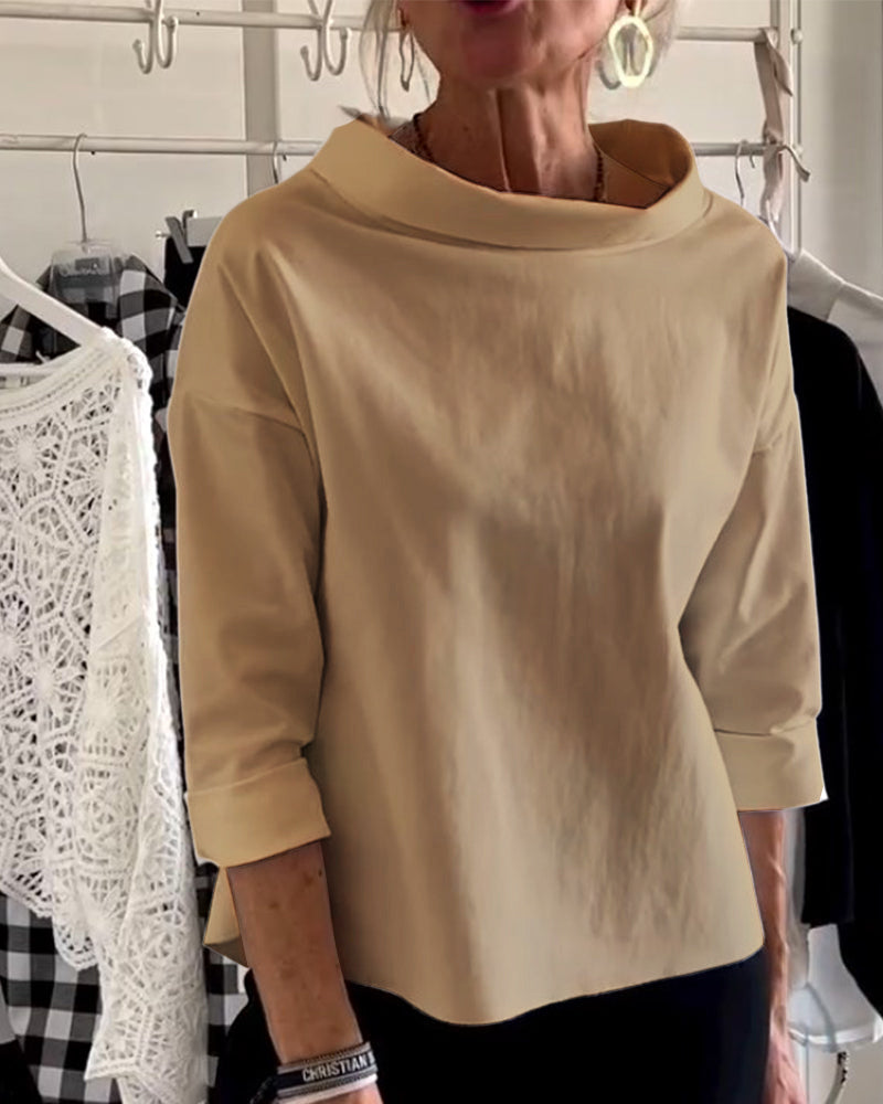NOUVEAU RICHE Stylisches, modernes Oberteil für Damen von Sofia für mühelose Alltagsmode und vielseitige Outfits Khaki