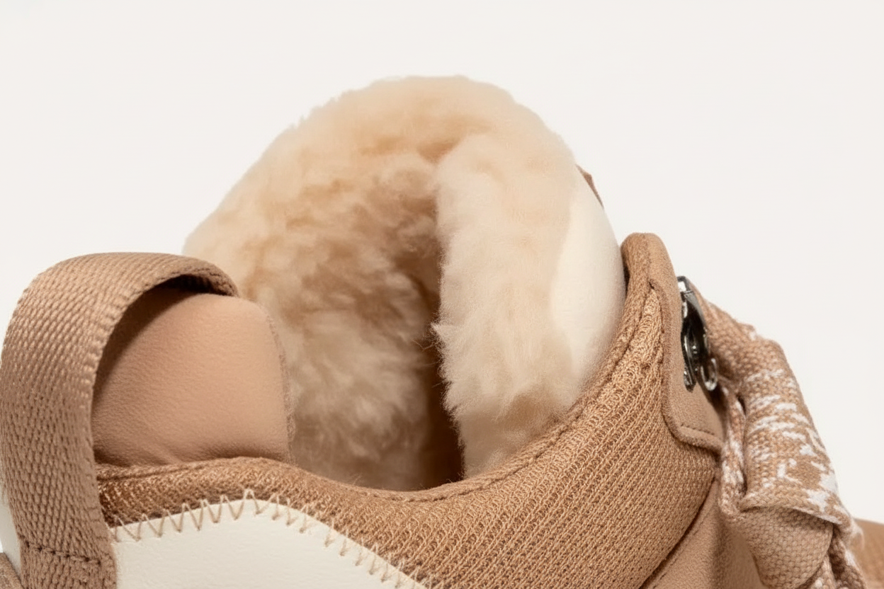 Damen Vinter Wildleder Stiefel Für Warme Schritte Kälte