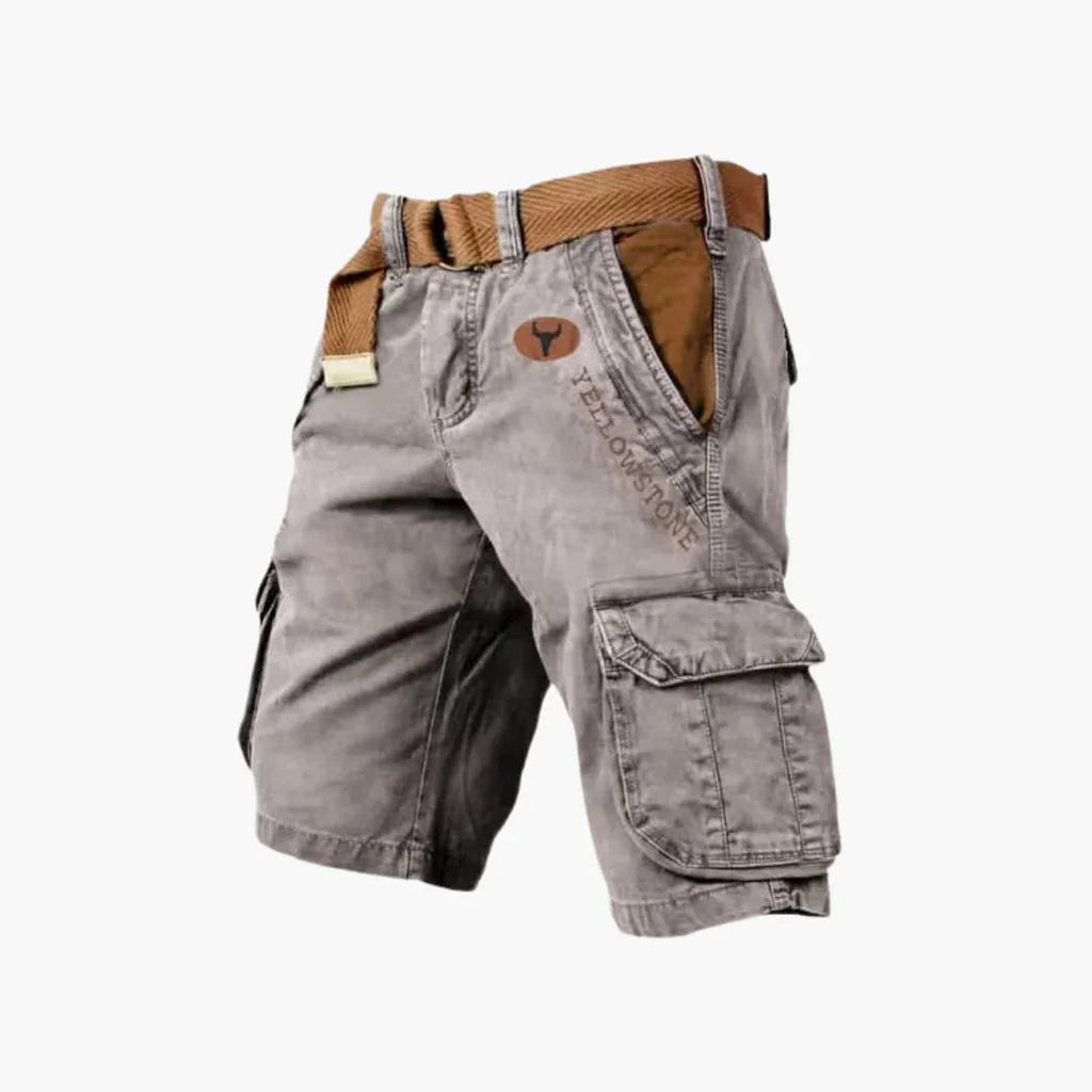 NOUVEAU RICHE Cargo Shorts Herren Mit Funktionstaschen Und Viel Stauraum Aprikose