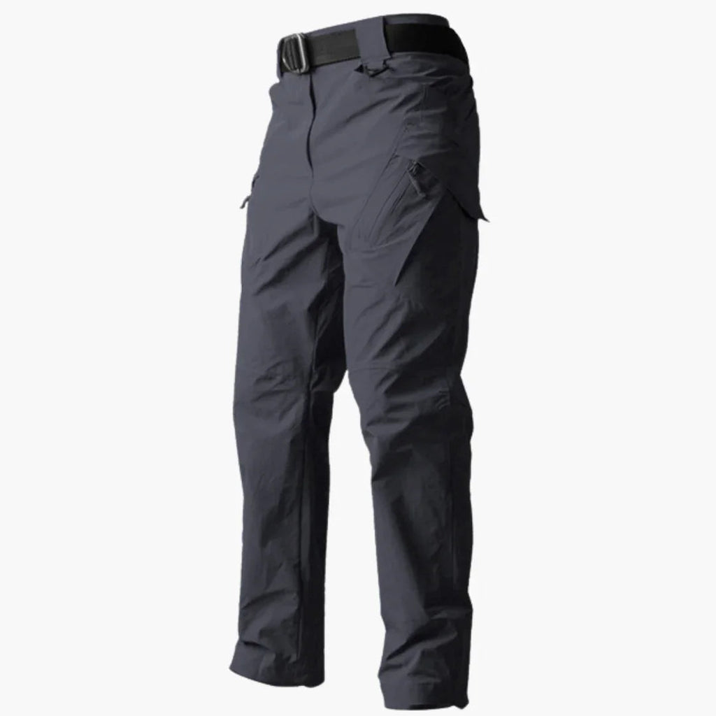 NOUVEAU RICHE Taktische Hose Herren Gerader Schnitt Vielseitig Outdoor Dunkelgrau