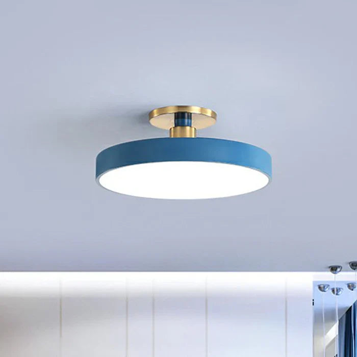 NOUVEAU RICHE LED-Deckenleuchte im nordischen Stil – Runde Deckenlampe für Schlafzimmer & Kinderzimmer, 30, 40 oder 49 cm, 6 Farben – NordicaGlow