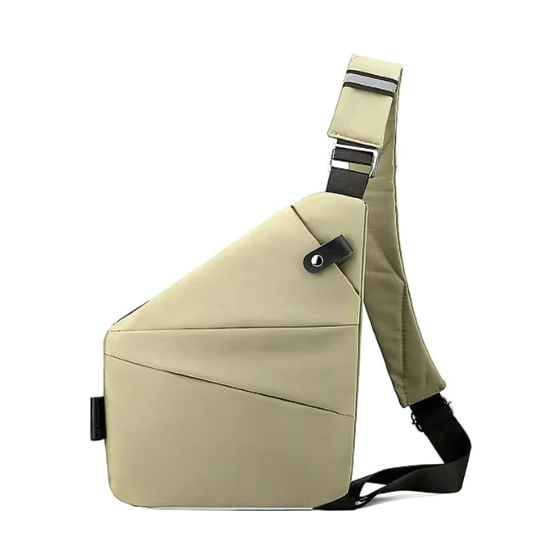 NOUVEAU RICHE Antivol-Umhängetasche Kompakt Leicht Sicher Für Reisen Beige