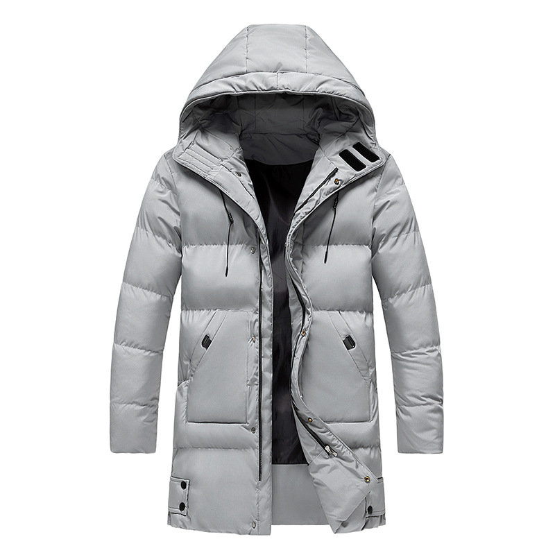 NOUVEAU RICHE Parka Jacke Herren Lange Wattierte Wasserdichte Winterjacke