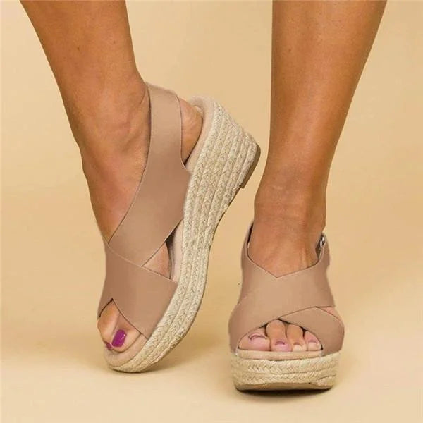 NOUVEAU RICHE Sommersandalen Damen Weiche Decksohle Verstellbare Riemen