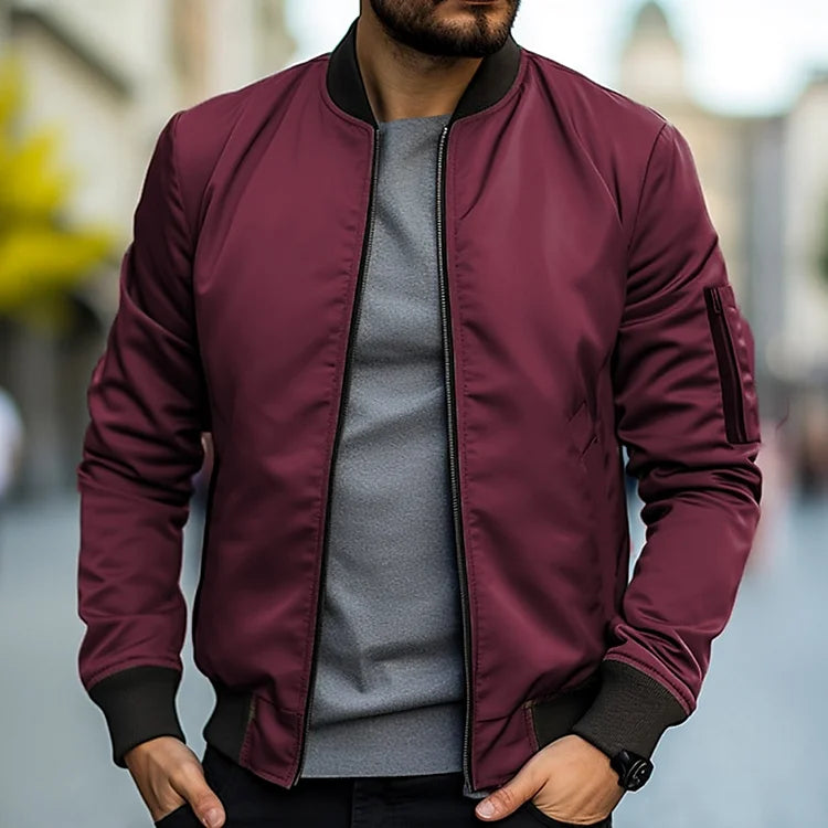 NOUVEAU RICHE Stylische Herren Bomberjacke für Freizeit und Sport – Trendige Mode für jeden Anlass