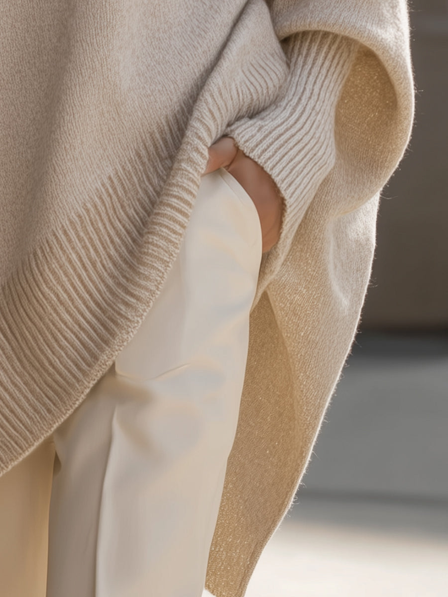 NOUVEAU RICHE Inspire | Damen Oversized Pullover - Weicher & Gemütlicher Strickpullover in Loose Fit Optik
