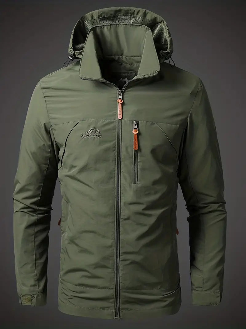 NOUVEAU RICHE Herren Outdoor Jacke Wasserfest Winddicht Atmungsaktiv Hellgrün