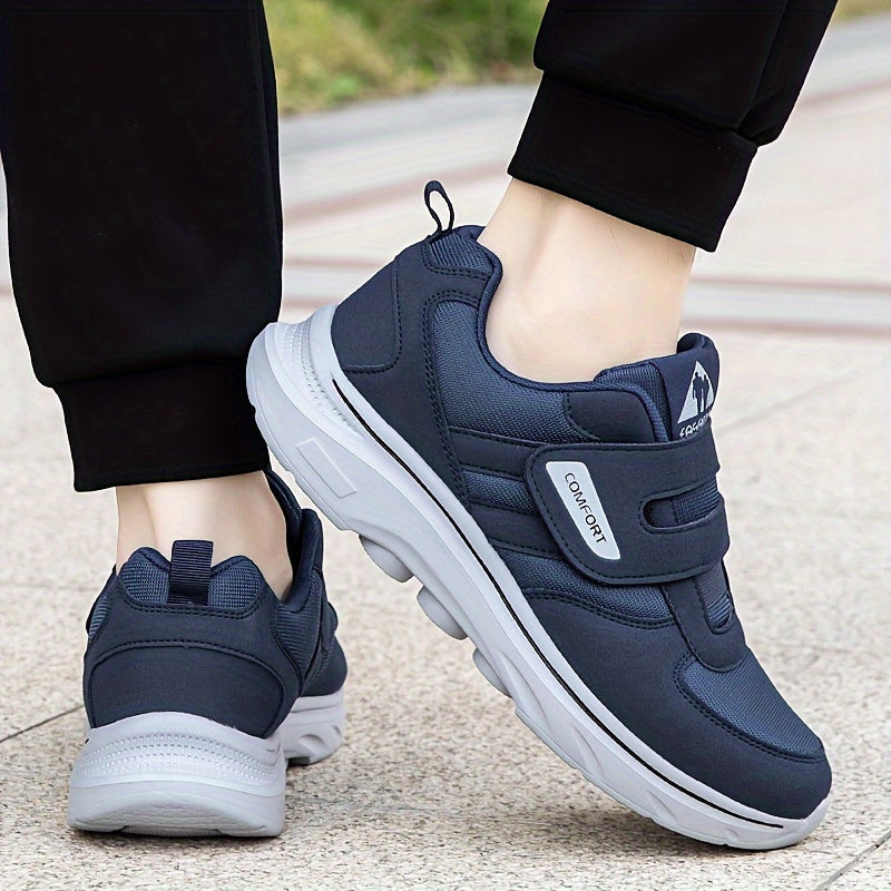 NOUVEAU RICHE Komfortable Laufschuhe mit Klettverschluss – Bequeme Sneaker mit Klett für Damen & Herren, atmungsaktiv, leicht anzuziehen – EasyStride