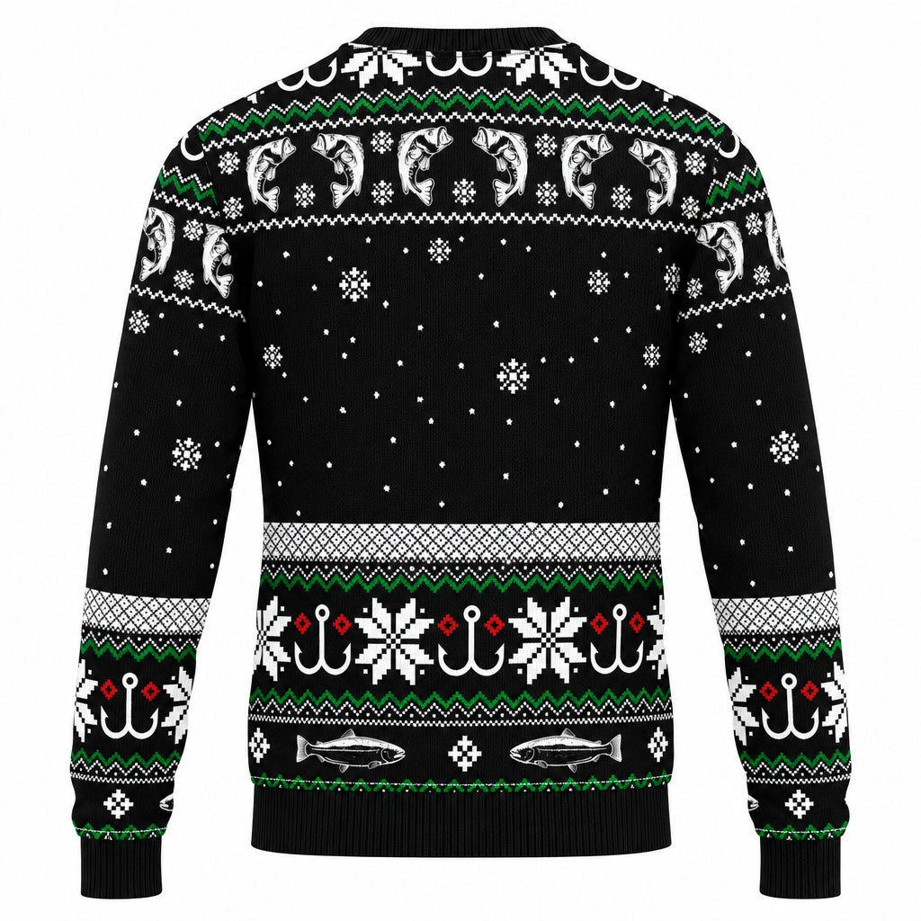 NOUVEAU RICHE Weihnachtsmann-Pullover Herren – Ugly Christmas Sweater mit lustigem Santa-Print, Ein klassischer & fröhlicher Weihnachtspullover, M–7XL – Mane