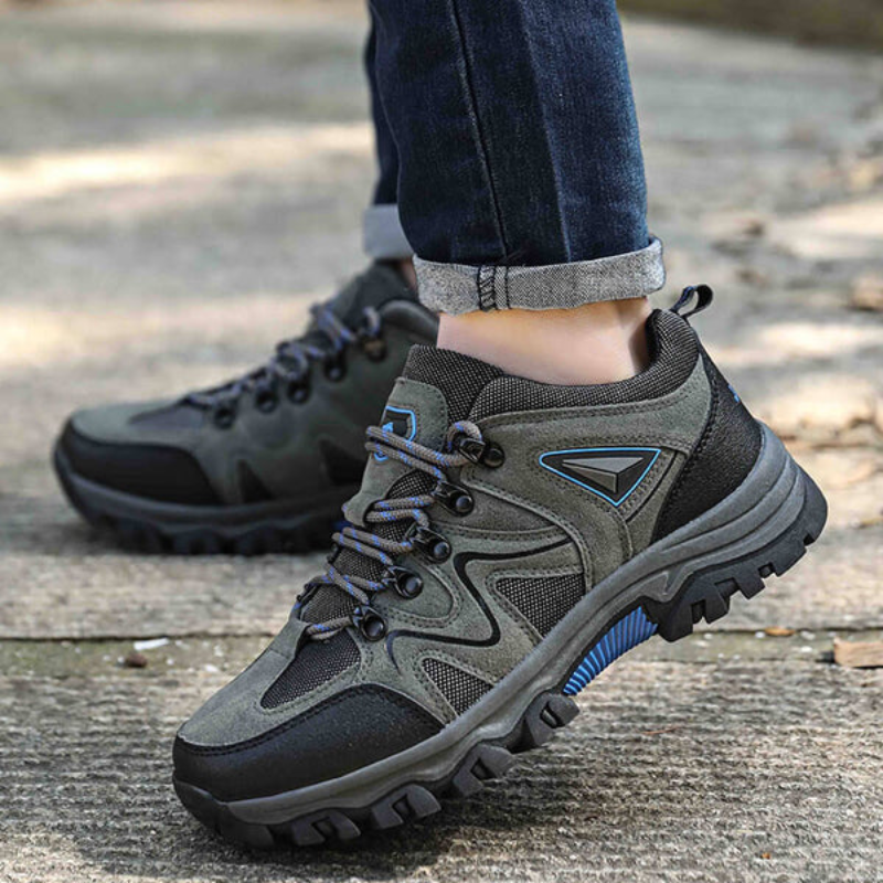 NOUVEAU RICHE Herren Wander Schuhe Schnüren Outdoor Im Freien Abenteuer