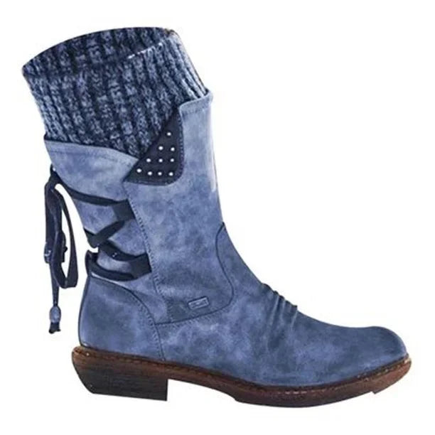 NOUVEAU RICHE Winterschuhe Damen Warm Gefüttert Rutschfeste Sohle Größe 38