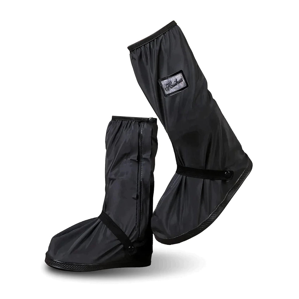 NOUVEAU RICHE Wasserdichte Schuhüberzieher für Regen & Matsch – Wiederverwendbare rutschfeste Überschuhe, faltbar, für Sneaker & Stiefel, S–2XL