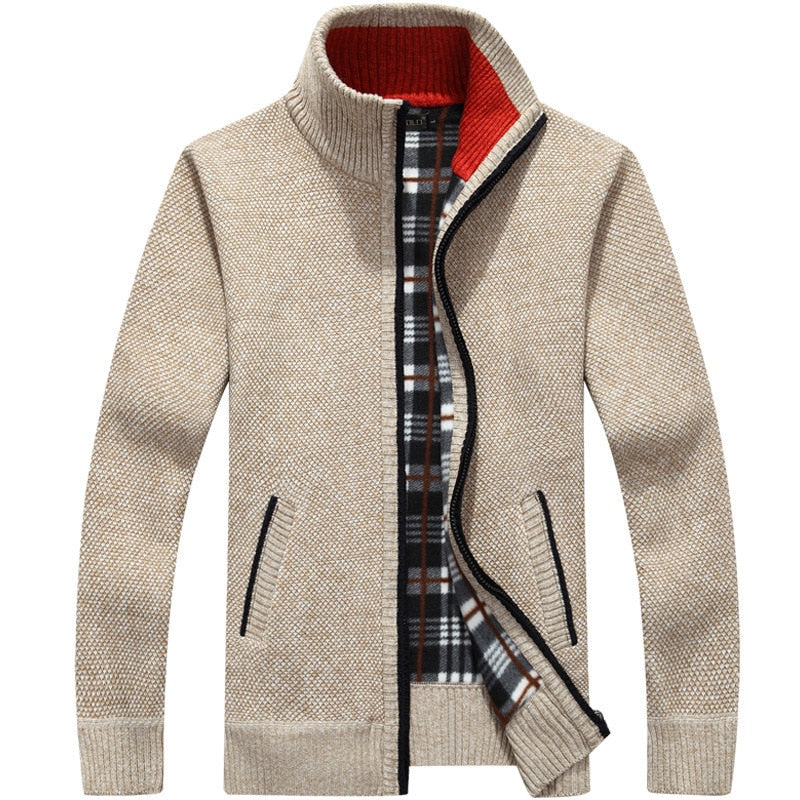 NOUVEAU RICHE Fleeceweste Superdicke Wärmend Winter Alltagslook Stil Beige