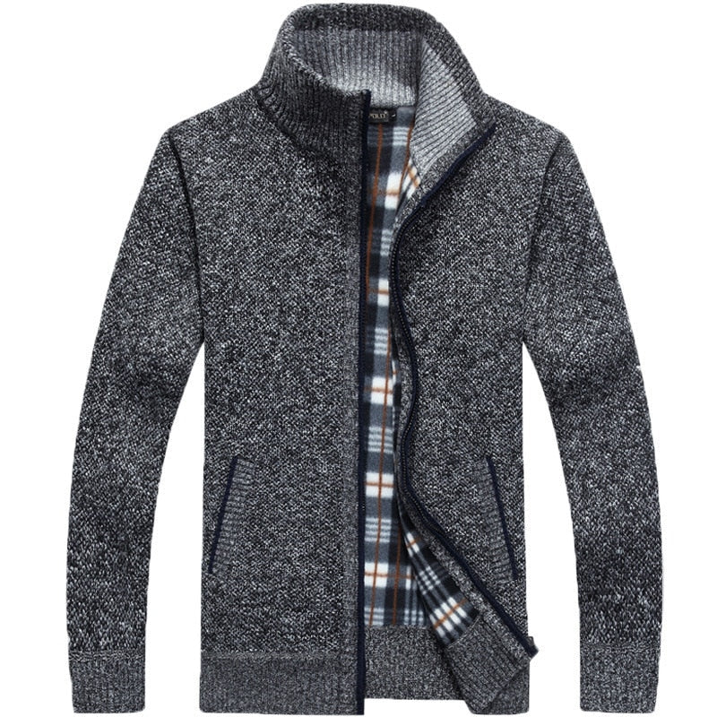 NOUVEAU RICHE Fleeceweste Superdicke Wärmend Winter Alltagslook Stil Dunkelgrau
