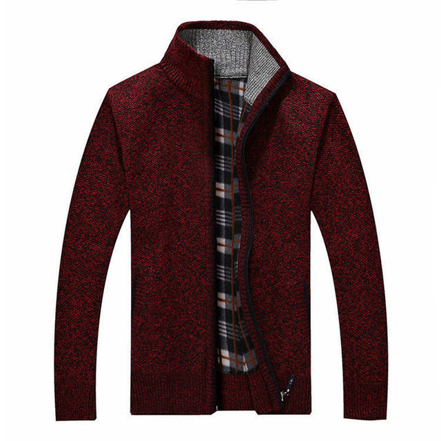 NOUVEAU RICHE Fleeceweste Superdicke Wärmend Winter Alltagslook Stil Rot