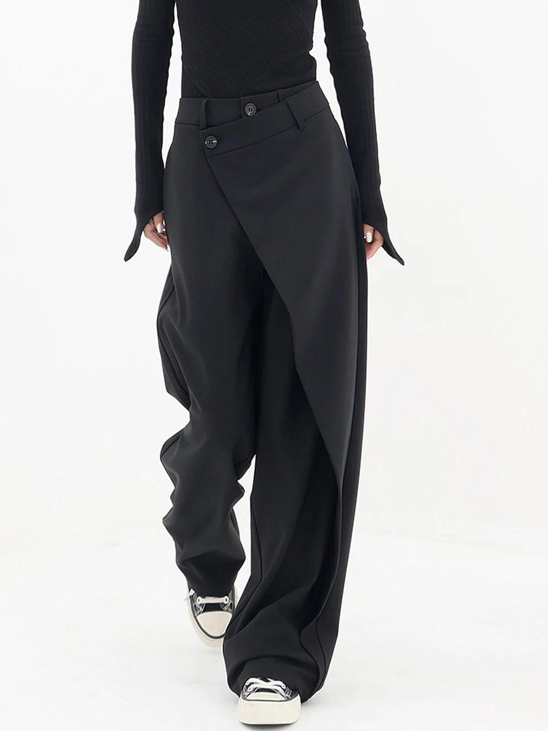 NOUVEAU RICHE Hose Mit Hoher Taille Und Weitem Bein Für Alltag Und Büro