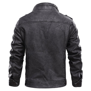 NOUVEAU RICHE Herren Klassische Schwarze Jacke für Herren Die Perfekte