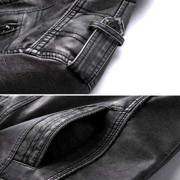 NOUVEAU RICHE Herren Klassische Schwarze Jacke für Herren Die Perfekte