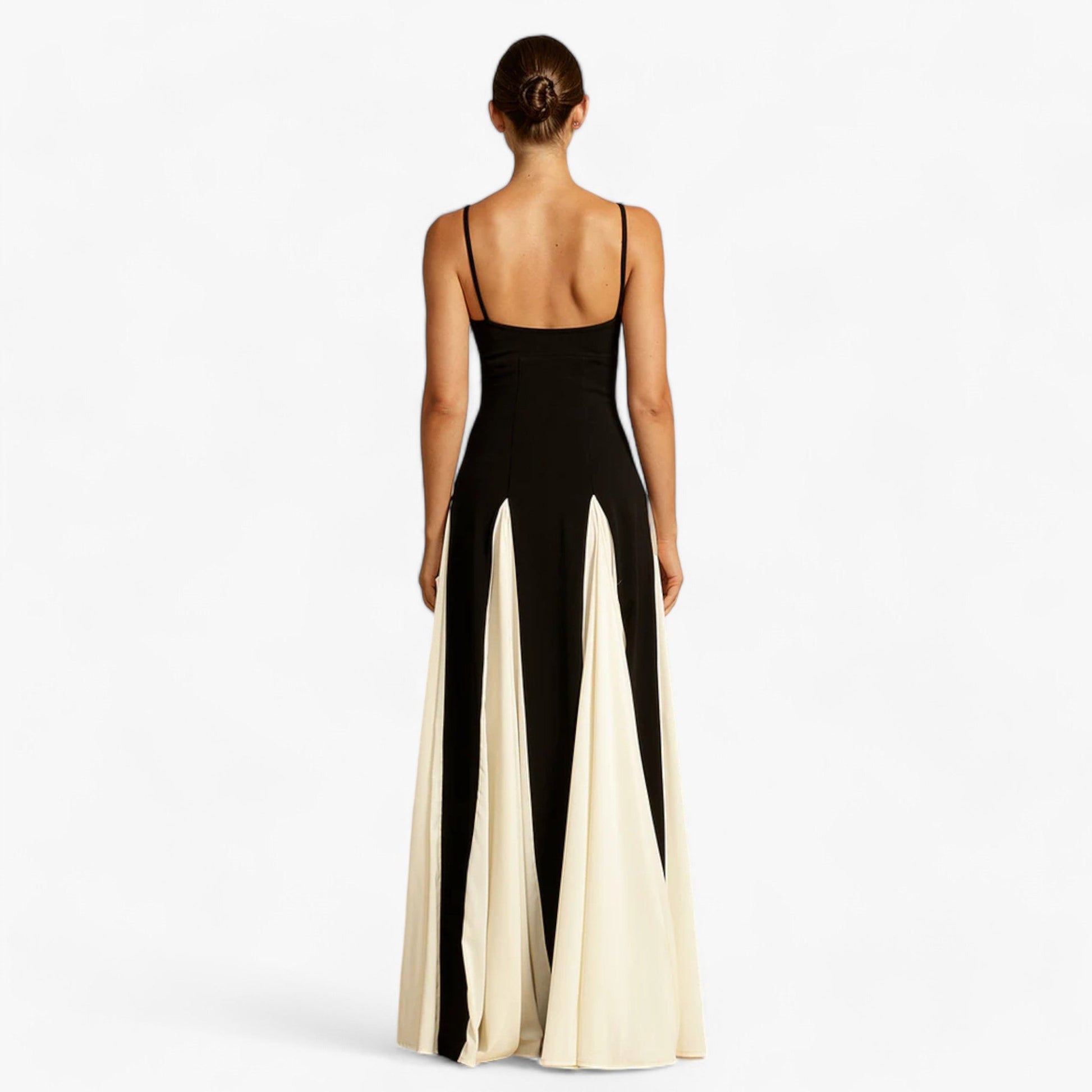 NOUVEAU RICHE Lyvanta | Damen-Maxi-Festkleid – Herzförmiger Ausschnitt & elegante Spaghettiträger