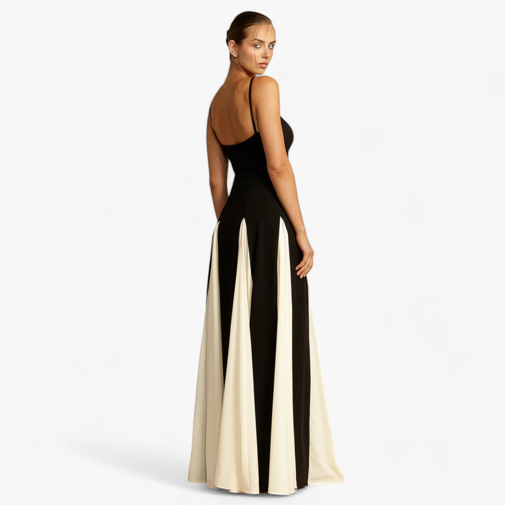 NOUVEAU RICHE Lyvanta | Damen-Maxi-Festkleid – Herzförmiger Ausschnitt & elegante Spaghettiträger