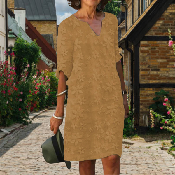 NOUVEAU RICHE Rogue | Moderne Kleid für Damen Khaki