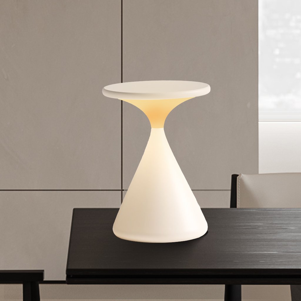 NOUVEAU RICHE Akku Tischleuchte Sanduhrform Dimmbare Led Kabellos