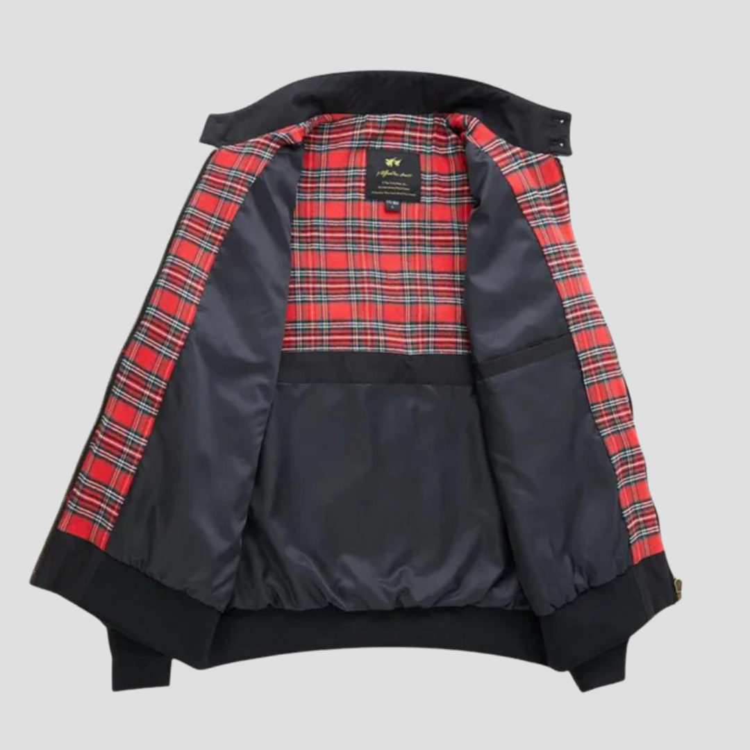 NOUVEAU RICHE Heritage-Jacke Leichtes Gewebe Atmungsaktiv Gerader Schnitt